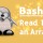 Bash: Read Into an Array